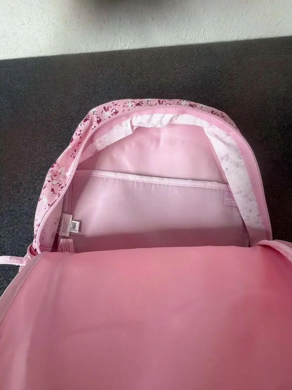 Reebok Marley Backpack Water-Resistant Sweet Pink Splatter